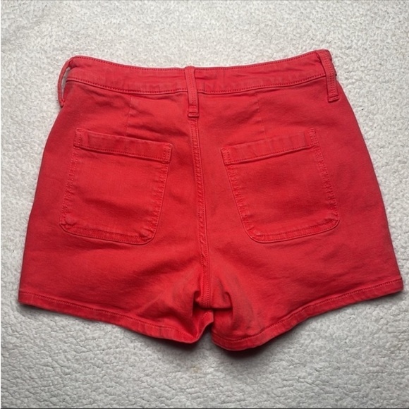 Universal thread Shorts Size 4 / 27 Stretchy Comfy Coral High Rise Midi - Picture 4 of 8